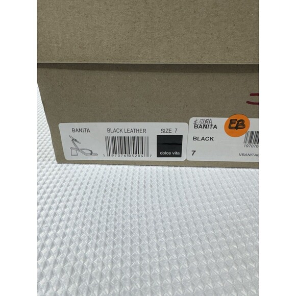 Size 7- Dolce Vita Banita - Black Leather - Picture 4 of 8